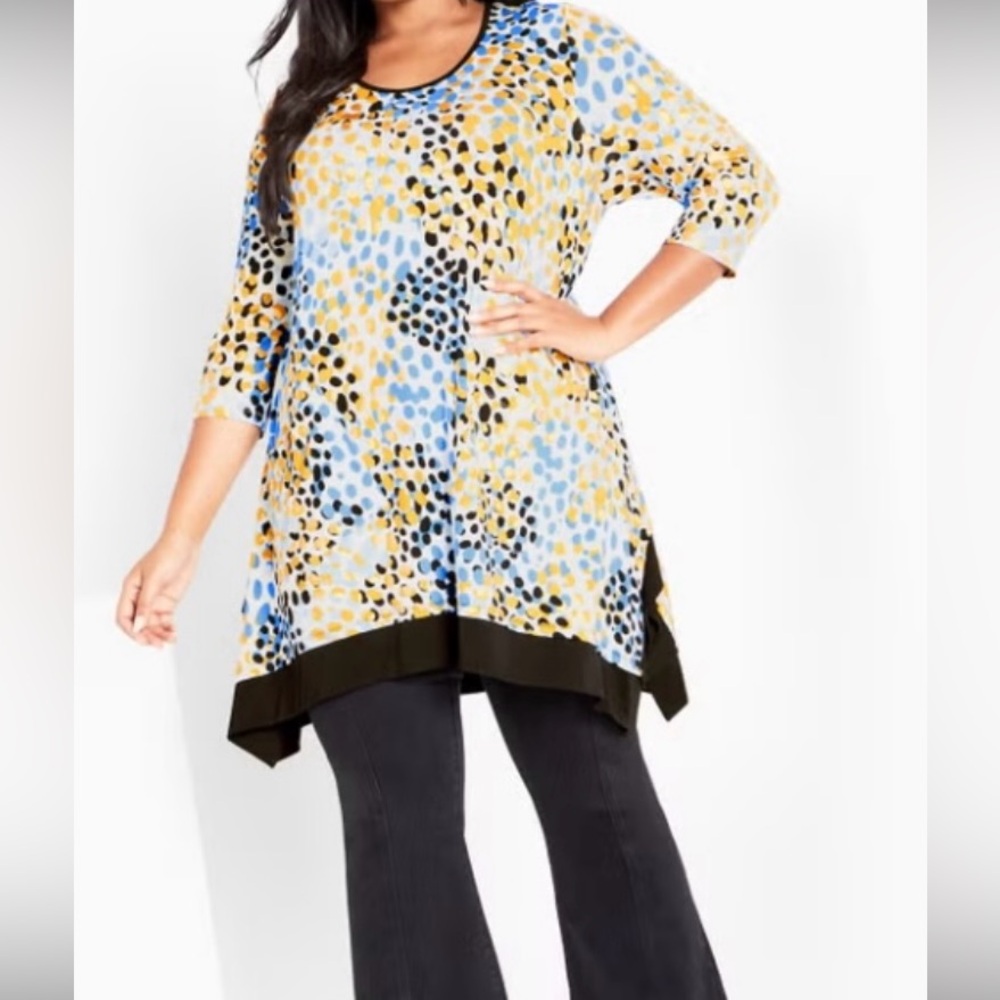 Women's Multicolor Patterned Top - Picture 2 of 6